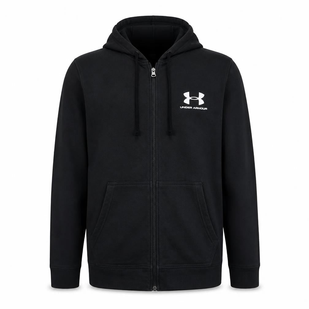 Under Armour Men's Black Small Full Zip Hoodie Sweatshirt