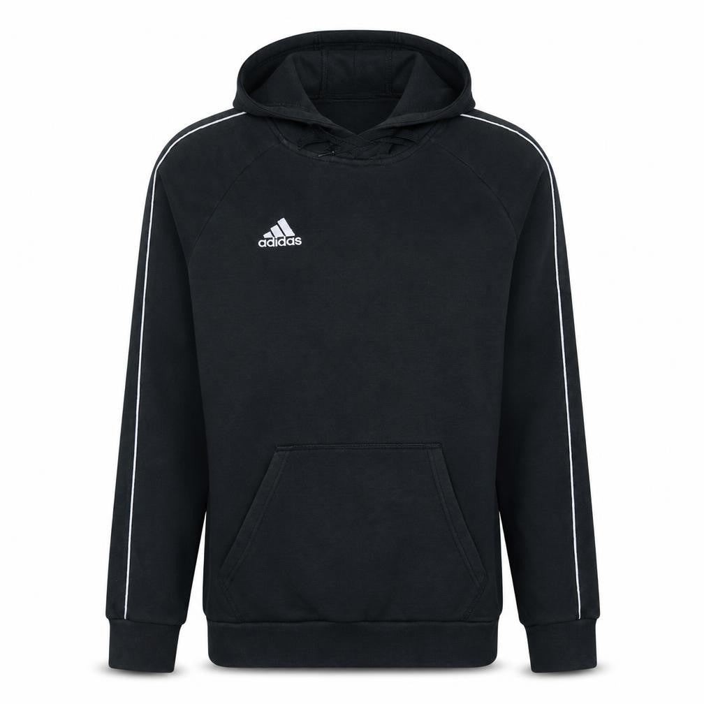 Adidas Men's Black Pullover Hoodie Small Logo Sportswear