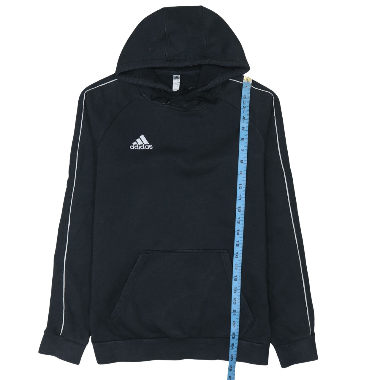 Adidas Men's Black Pullover Hoodie Small Logo Sportswear