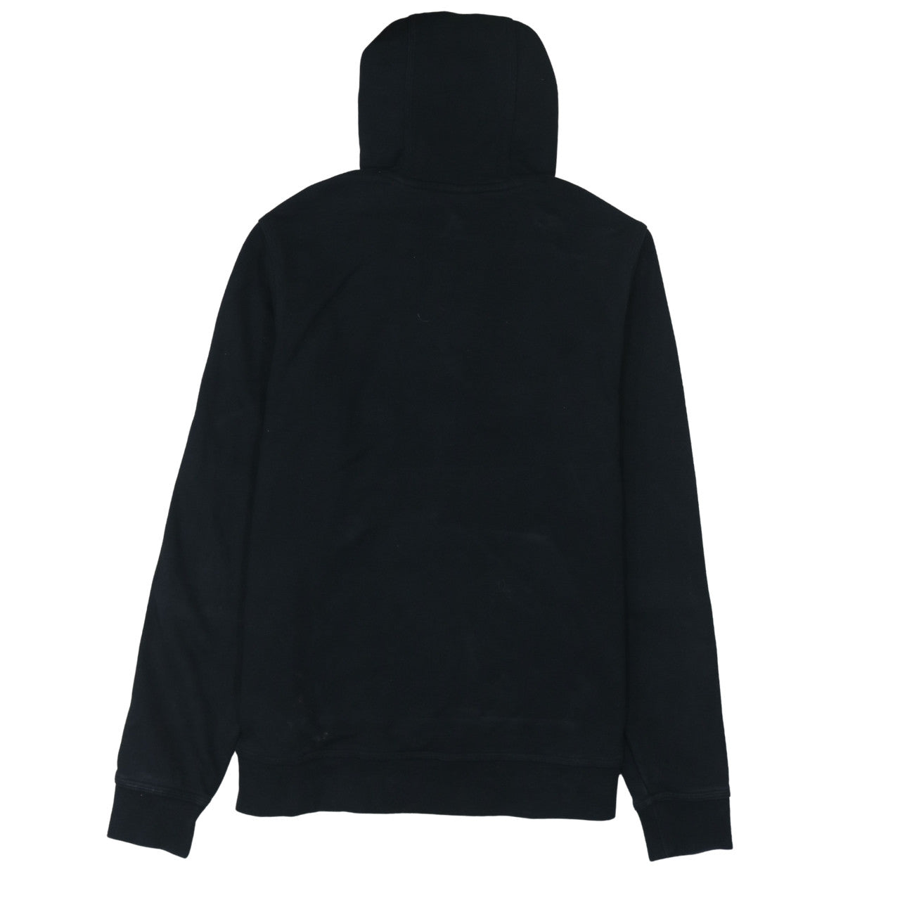Nike Men's Black Pullover Hoodie Medium Logo Print Sweatshirt