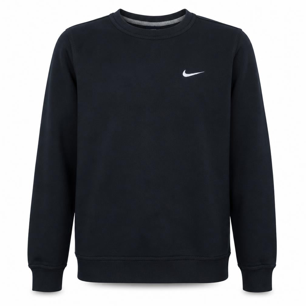 Nike Men's Black Small Crew Neck Pullover Sweatshirt