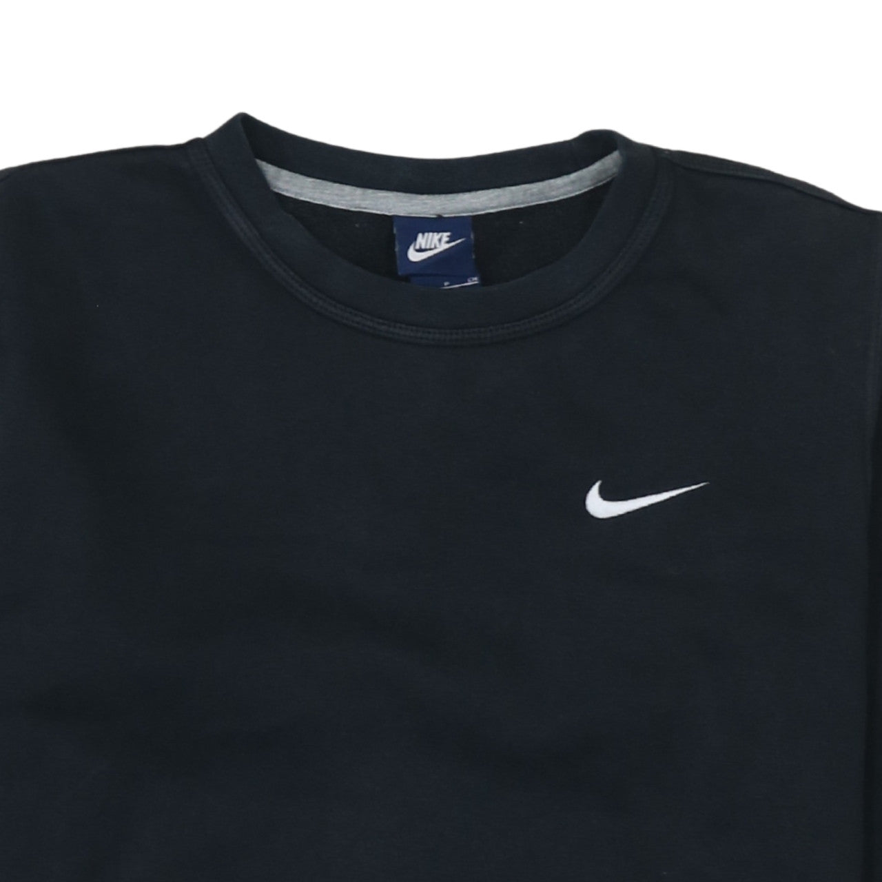 Nike Men's Black Small Crew Neck Pullover Sweatshirt