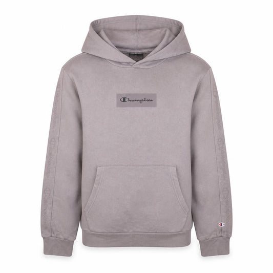 Champion Boys Grey Pullover Hoodie 15-16 Years Logo Fleece Sweatshirt