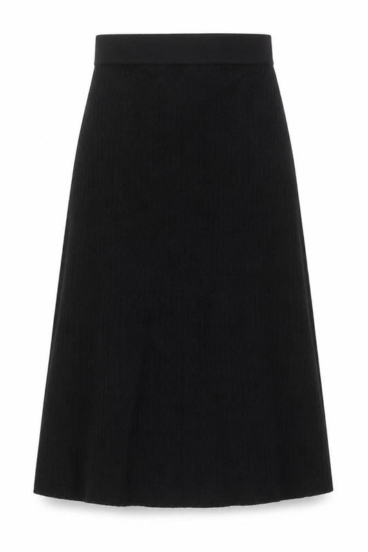 Apricot Women’s Black Knit A-Line Skirt Size 12