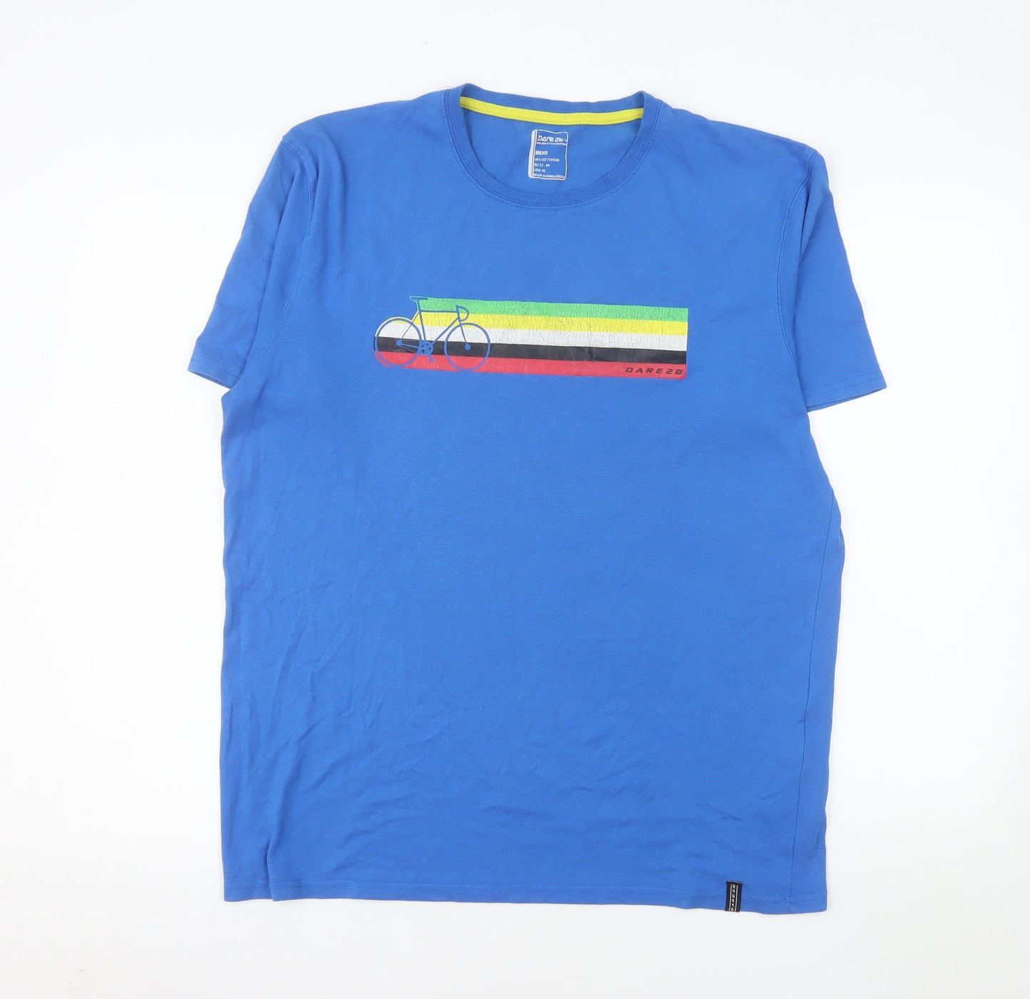 Dare 2b Men's Blue Graphic Bike T-Shirt Size L
