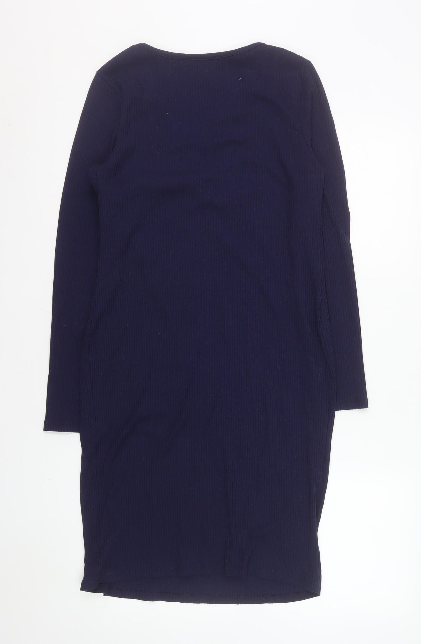 New Look Women Blue Maternity Size 14 Bodycon Long Sleeve Dress