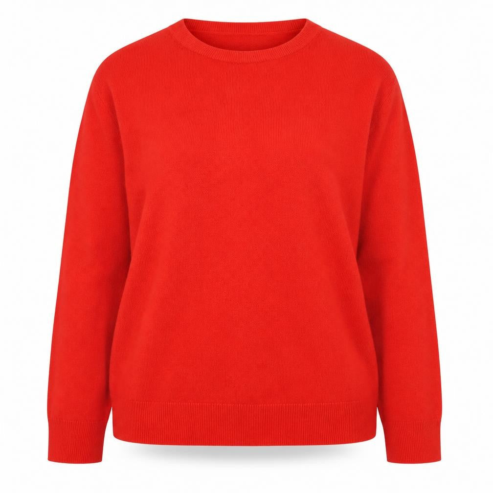 Marks & Spencer Women’s Red Crew Neck Acrylic Jumper Size 16