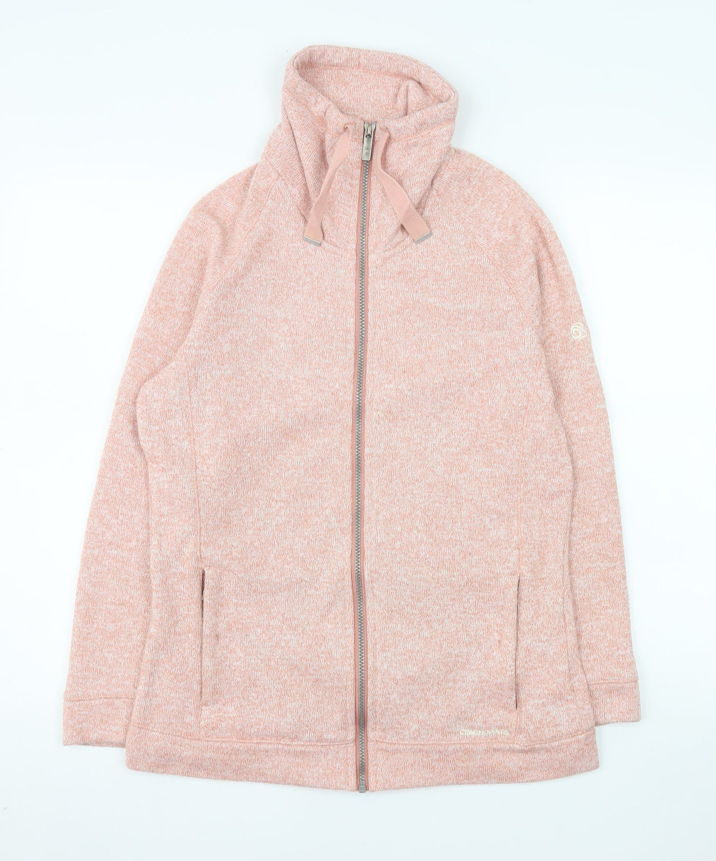 Craghoppers Womens Pink Full Zip Fleece Jacket Size 12