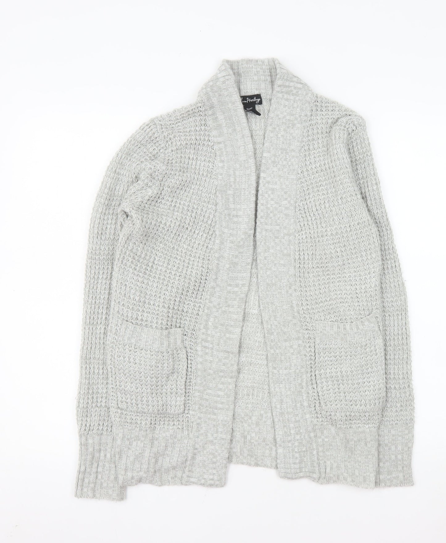 Urban Heritage Women's Grey Chunky Knit Cardigan Size M