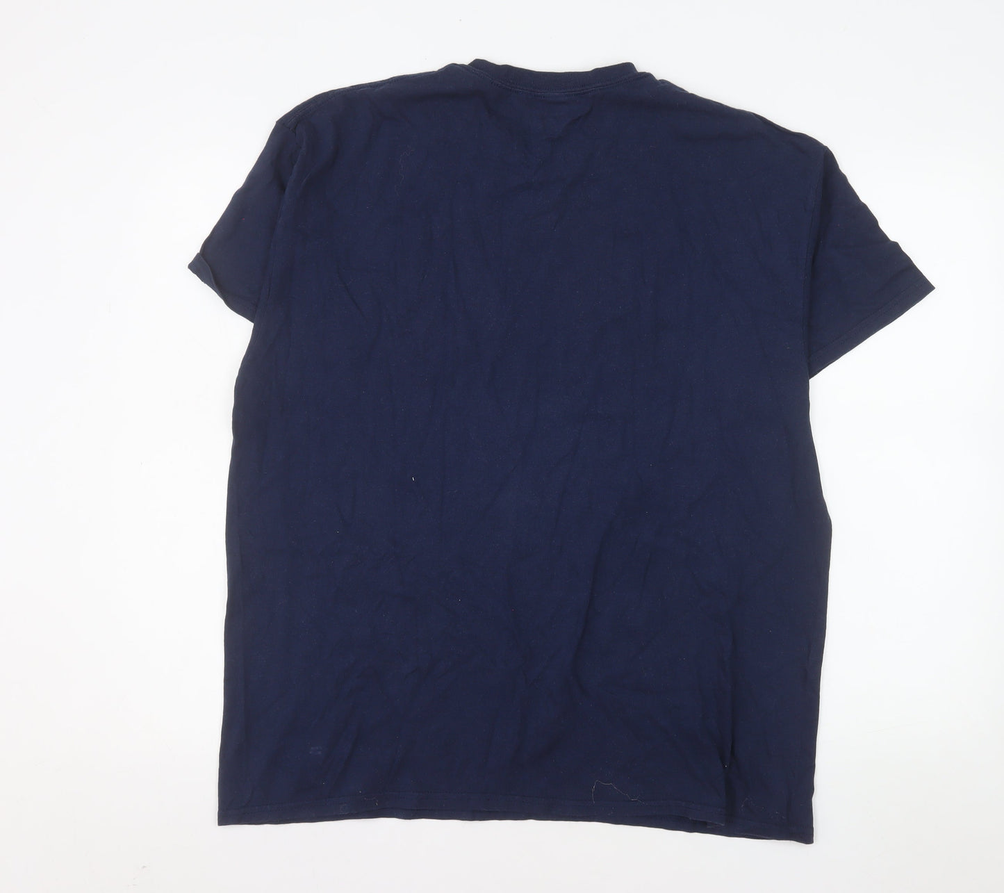 Gildan Men’s Hampshire Hawks Blue XL Sports Graphic Cotton T-Shirt