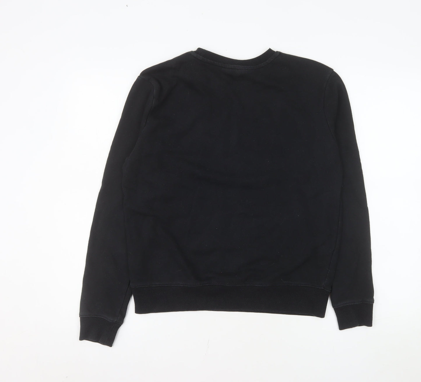 FILA Mens Black Crew Neck Pullover Sweatshirt Size S