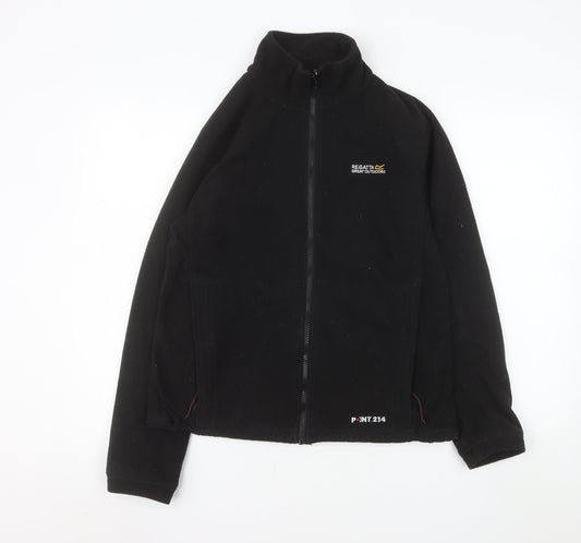 Regatta Women's Black Fleece Zip Jacket Size 14
