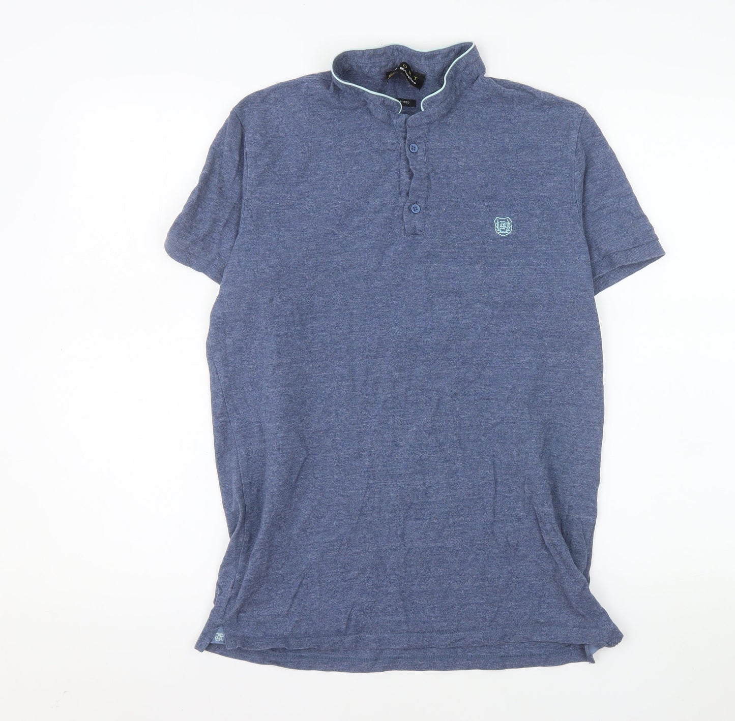 The Kooples Sport Men Blue Slim Fit Polo Shirt Size L