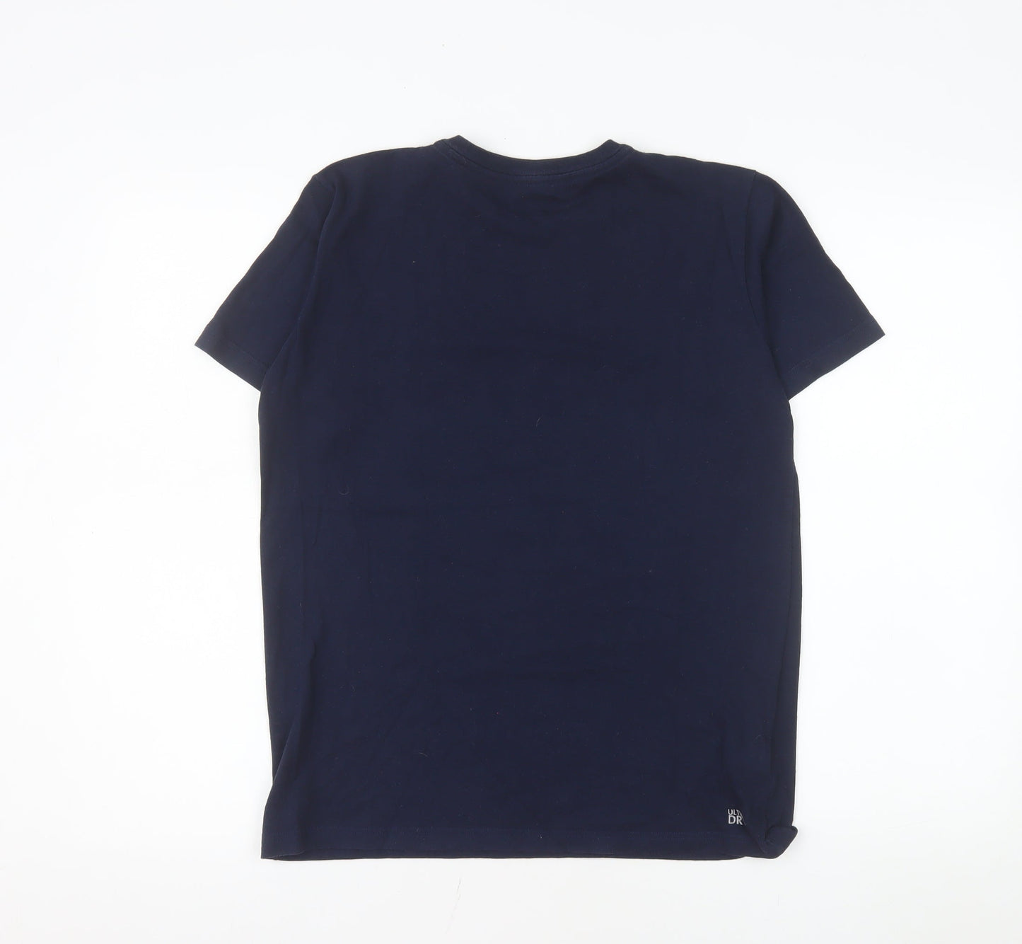 Lacoste Unisex Blue Cotton Blend Short Sleeve T-Shirt Size L