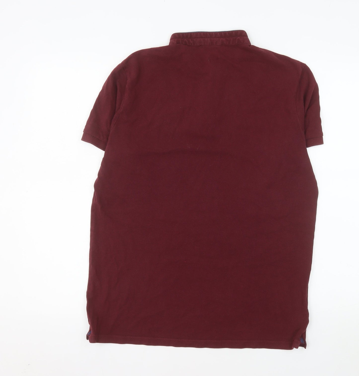 The Kooples Sport Men's Red Slim Fit Polo Shirt Size L