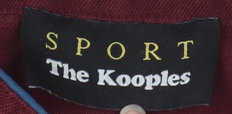 The Kooples Sport Men's Red Slim Fit Polo Shirt Size L