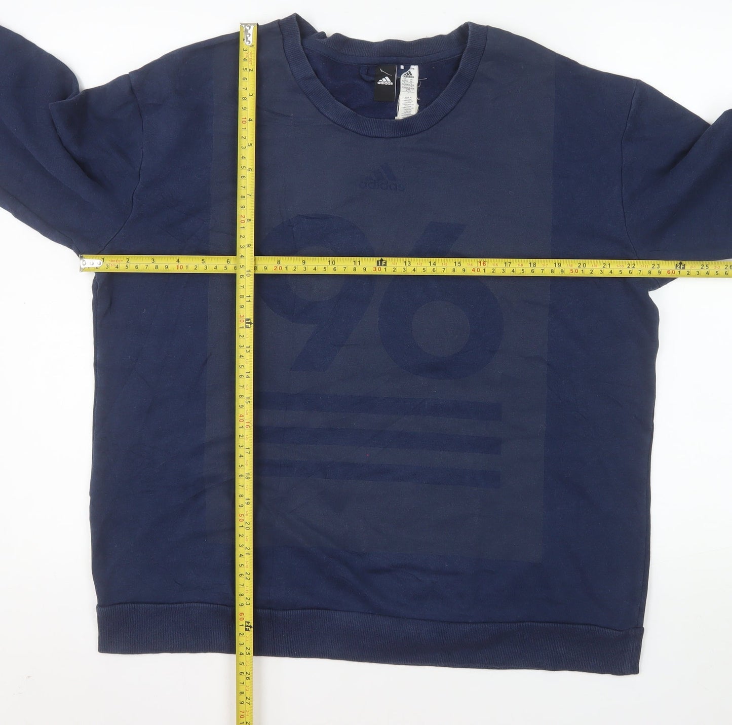 Adidas Men's Blue XL Pullover Crew Neck Sweatshirt