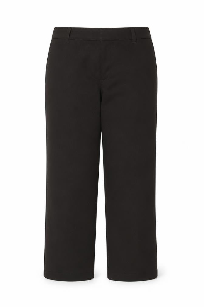 Rosita Women Black Stretch Straight Leg Trousers Size 8