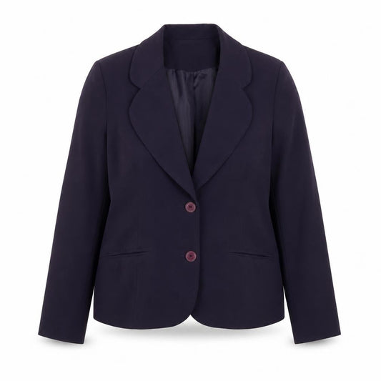 Nightingales Women's Purple Single-Breasted Blazer Size 16