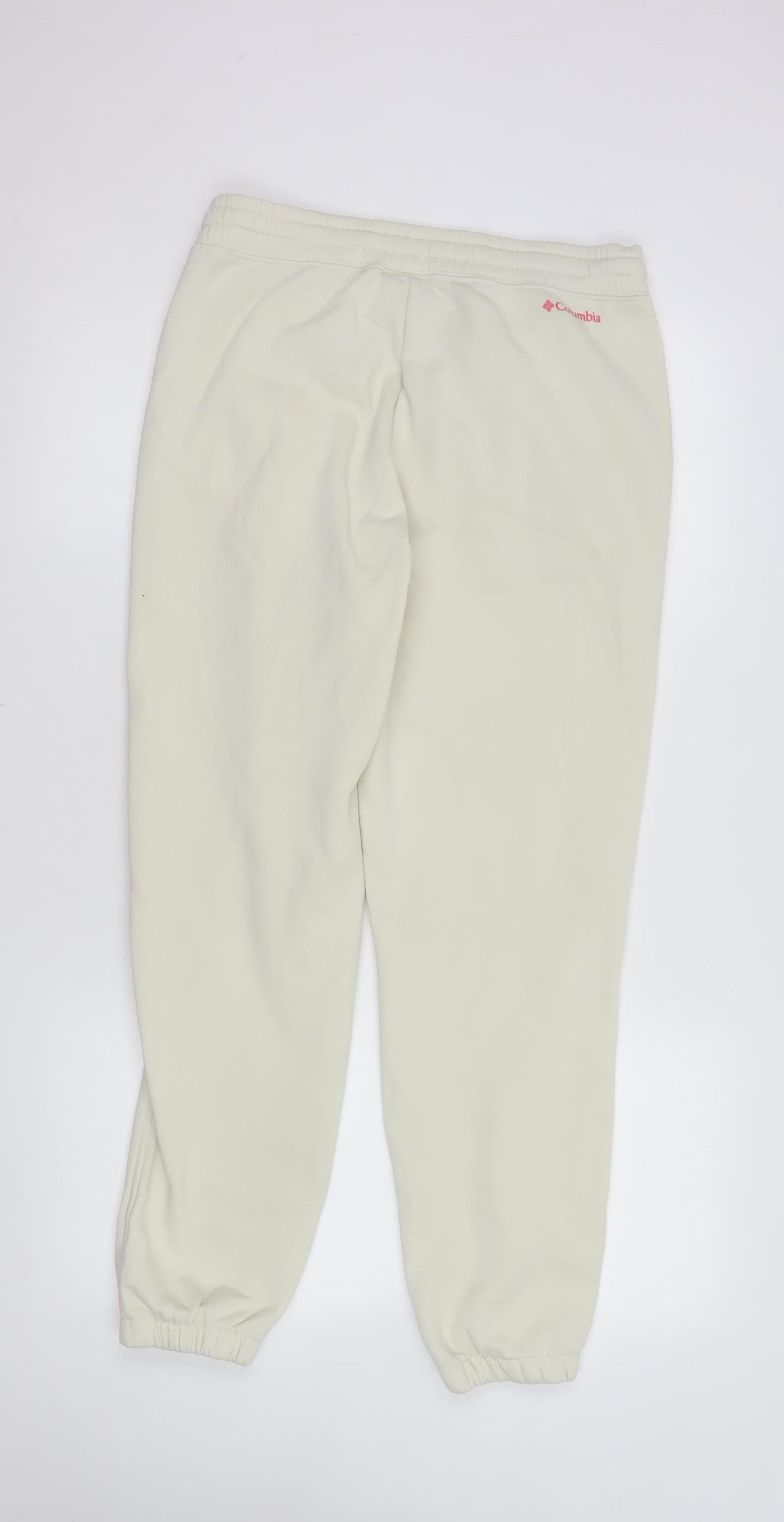 Columbia Women Beige Regular Fit Jogger Sweatpants S Cotton Blend