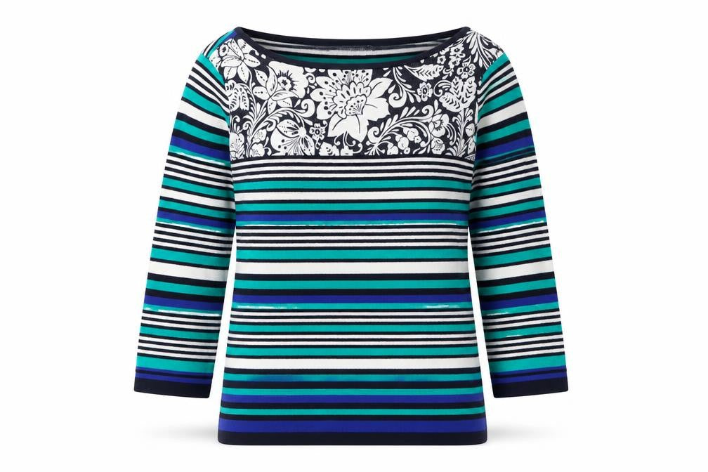 Marks & Spencer Per Una Women’s Multicoloured Striped Jumper Size 12