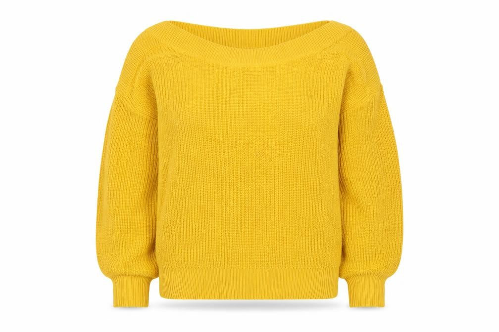 Next Women’s Yellow Cotton Chunky Knit Jumper Size S