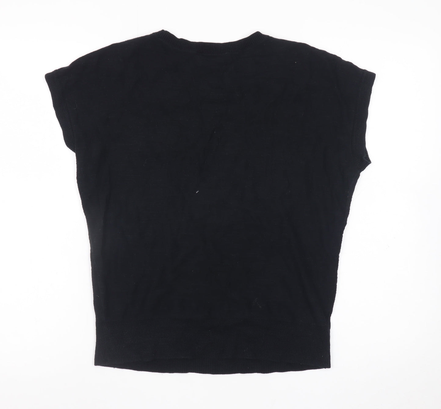 LOFT Women’s Black XS Basic Cotton Short Sleeve Top