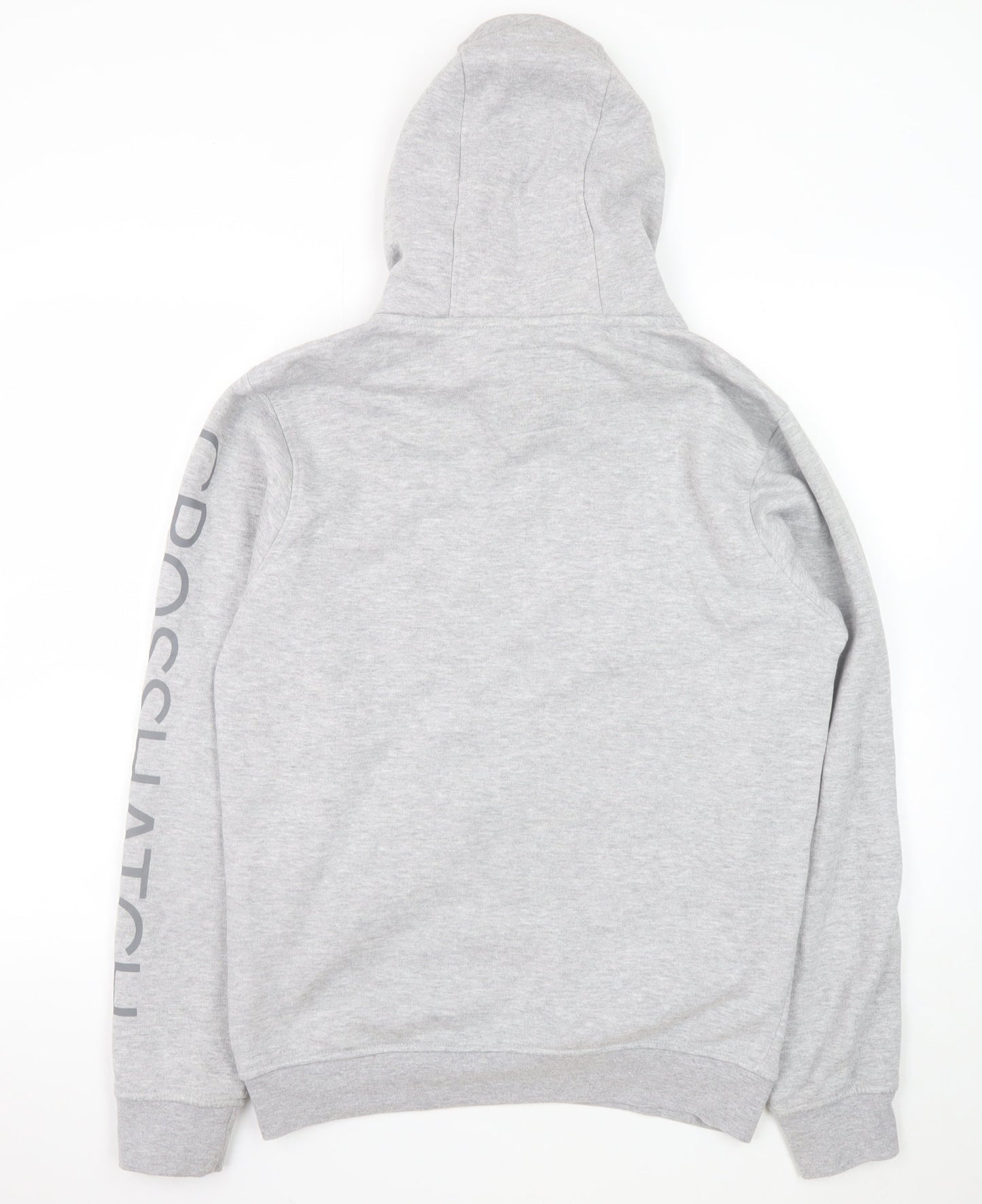 Crosshatch Men's Grey Pullover Hoodie Size S Regular Fit