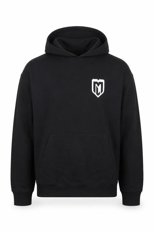 Stanley/Stella Men's Black L Pullover Hoodie with Logo Print