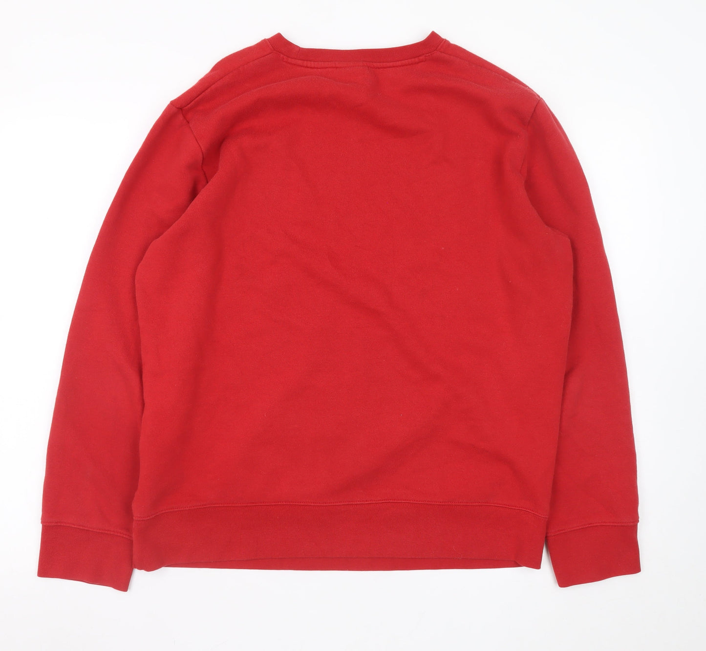 H&M Women's Red Fantastique Cotton Blend Pullover Sweatshirt M