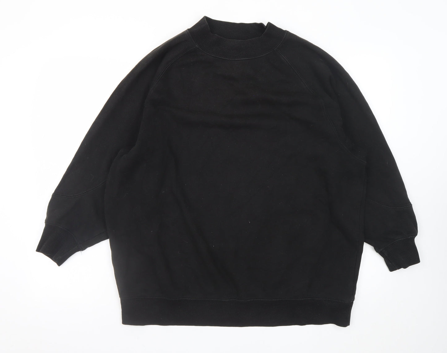 Pull & Bear Men's Black Small Pullover Crew Neck Sweatshirt