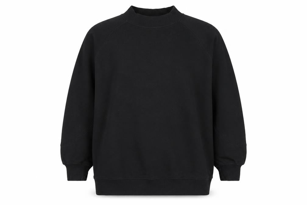 Pull&Bear Men's Black Small Pullover Crew Neck Sweatshirt