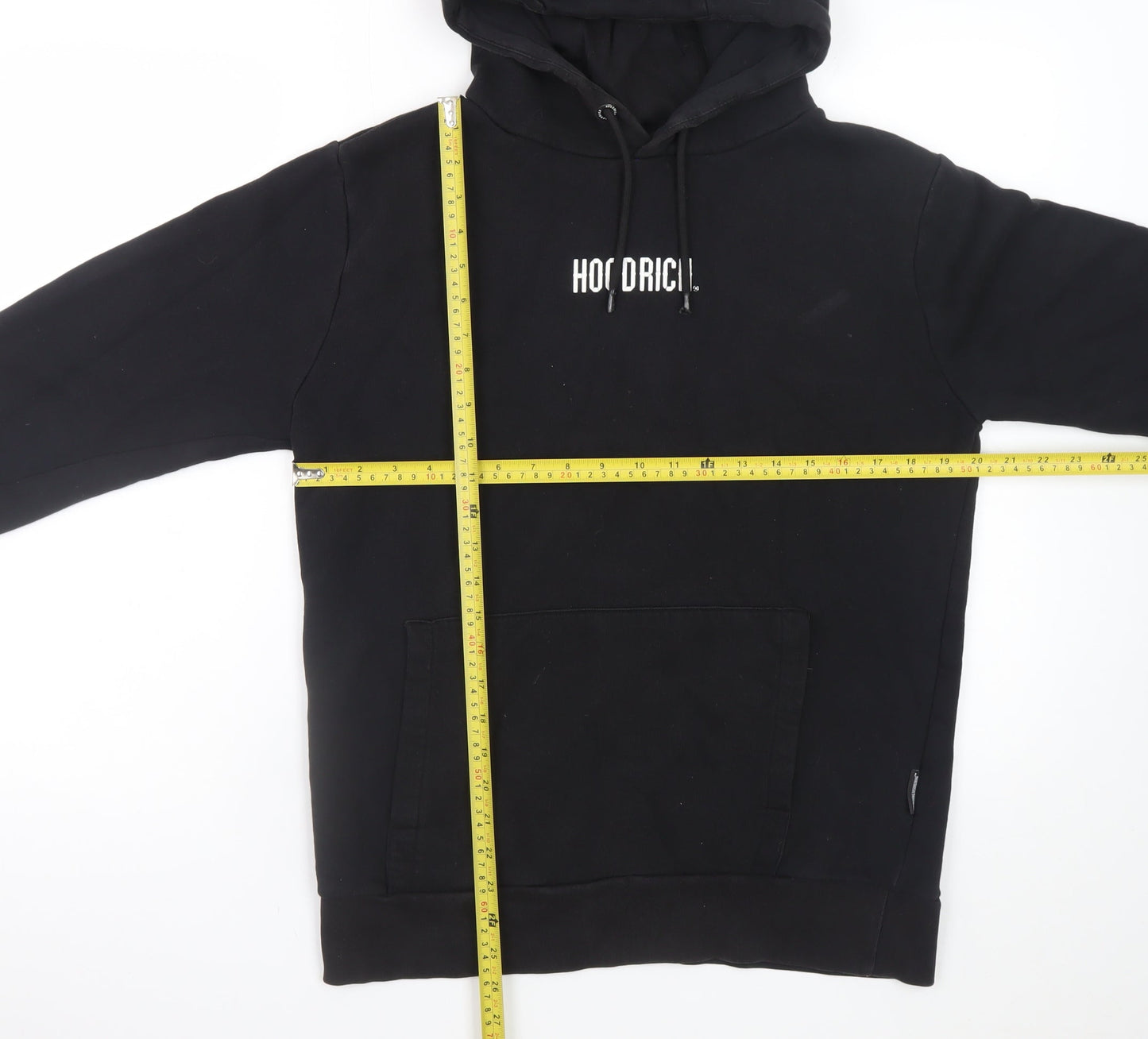 Hoodrich Men's Black Medium Pullover Hoodie with Logo
