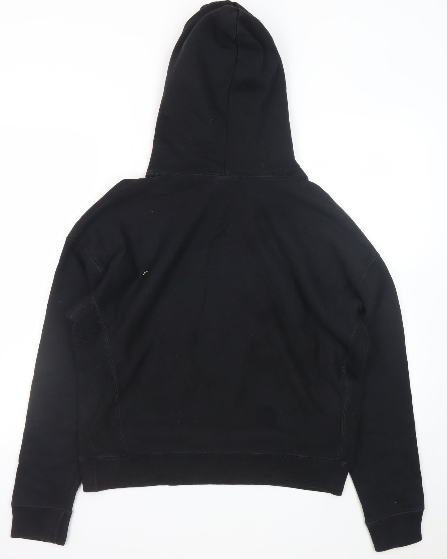 Champion Mens Black Reverse Weave Pullover Hoodie Size L
