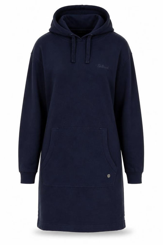 Saltrock Women's Blue Hoodie T-Shirt Dress M Casual Pockets
