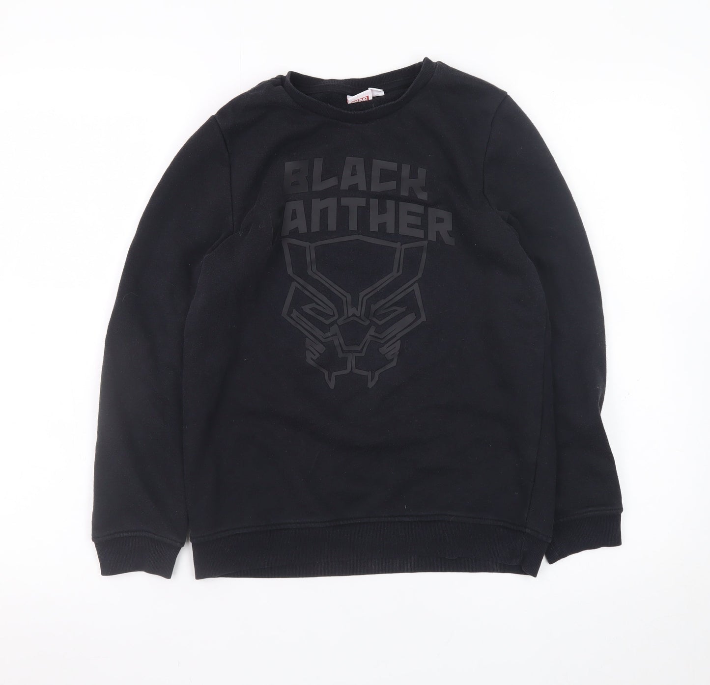 Marvel Boys Black Panther Black Fleece Sweatshirt 11-12 Years Pullover