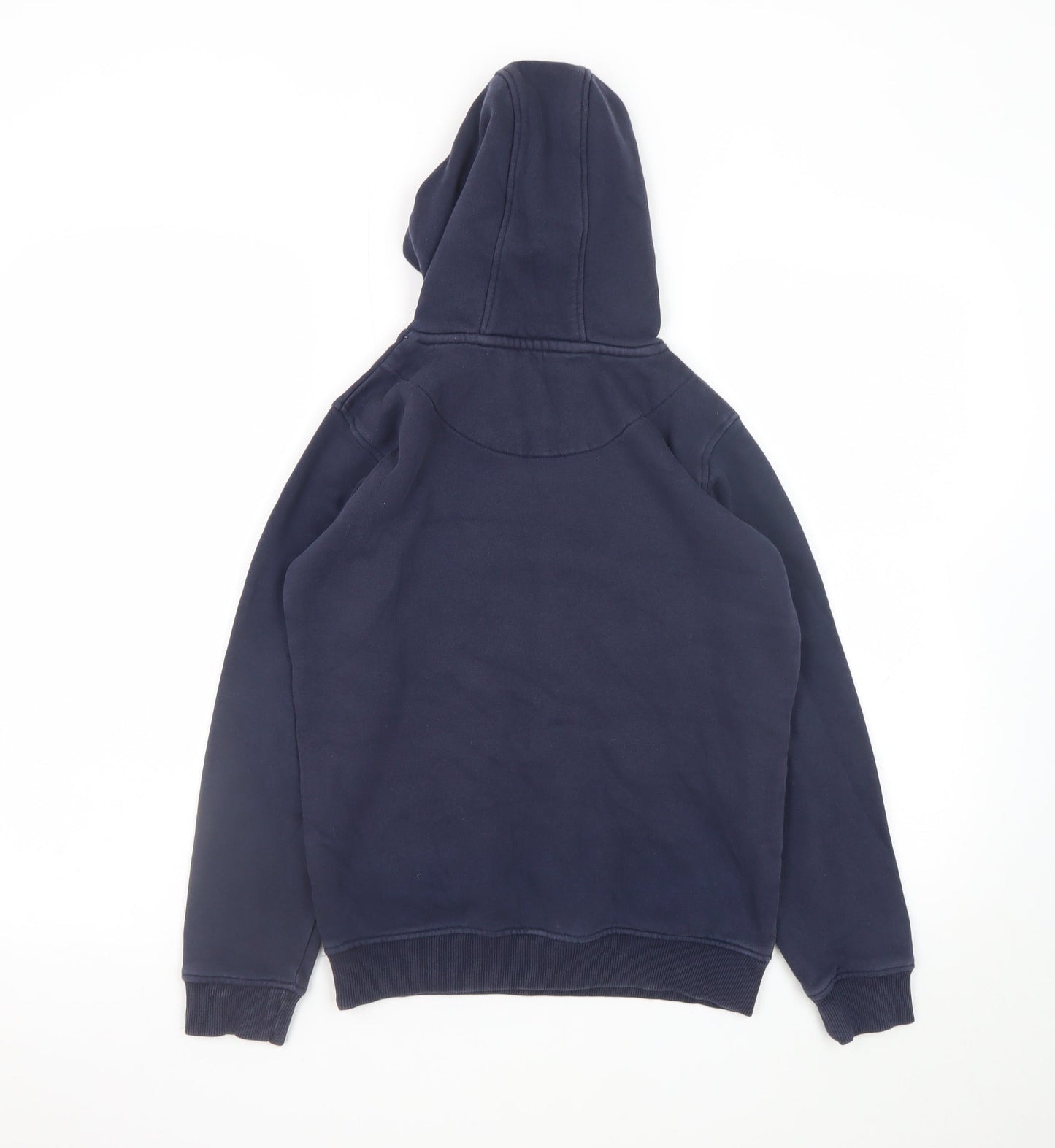 Jack Wills Boys Blue Pullover Hoodie 10-11 Years Fleece Graphic Print
