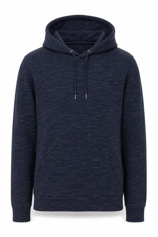 Brave Soul Men's Blue Pullover Hoodie Size M Lightweight Cotton Blend