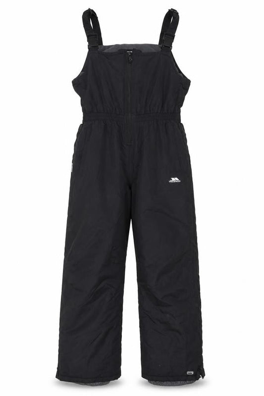Trespass Girls Black Waterproof Ski Overall 13-14 Years Winter Softshell