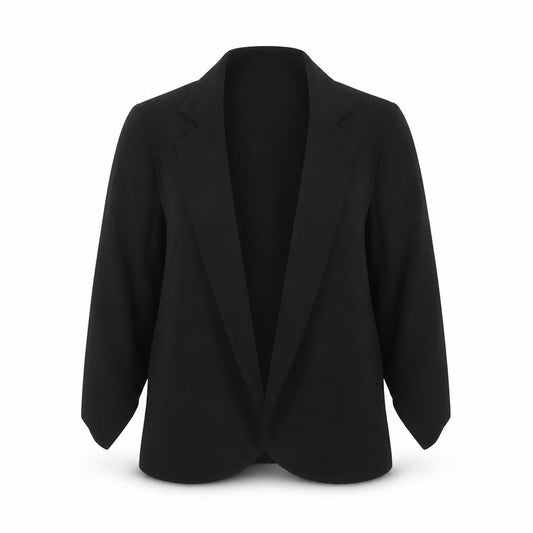 Joseph Ribkoff Women Black Blazer UK 12 Single-Breasted Classic Jacket