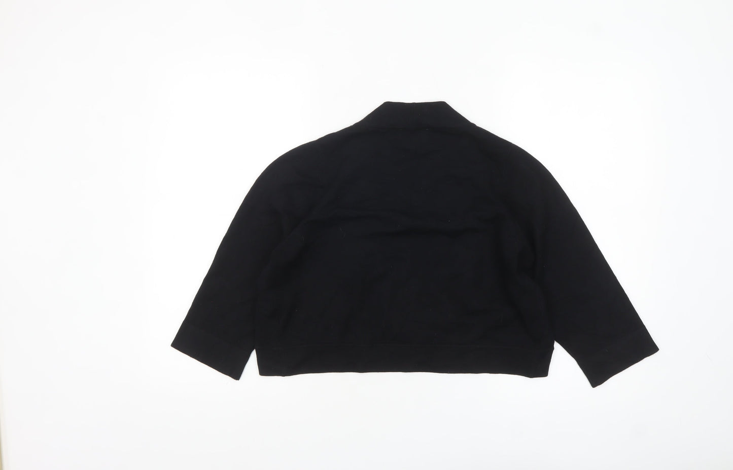 Linea Women Black XL Knit Open Front Cardigan Jumper