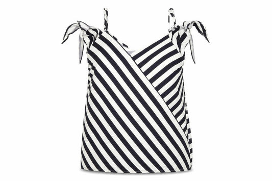 Oasis Women’s Blue Striped Viscose Camisole Blouse Size 8