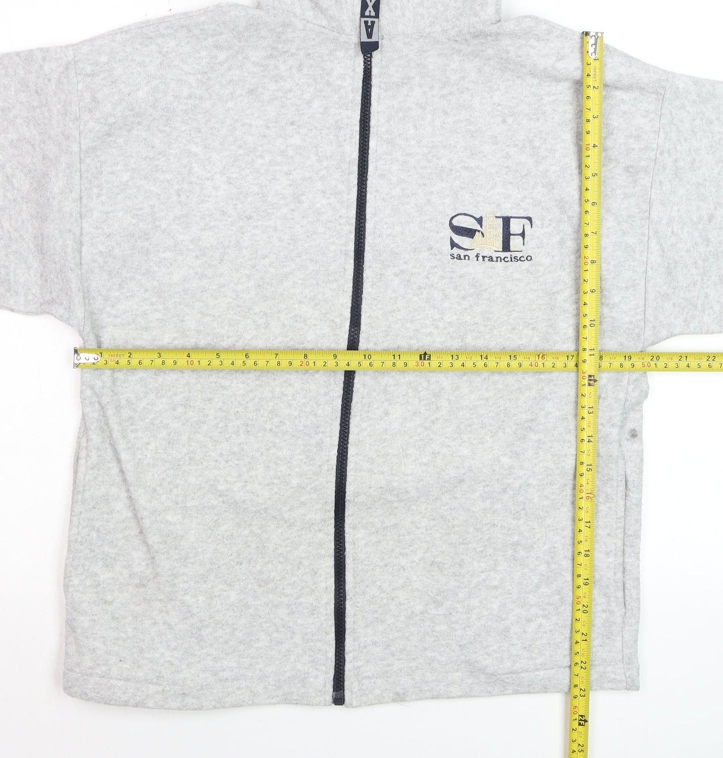 A|X Armani Exchange Men's Grey Full Zip Sweatshirt S
