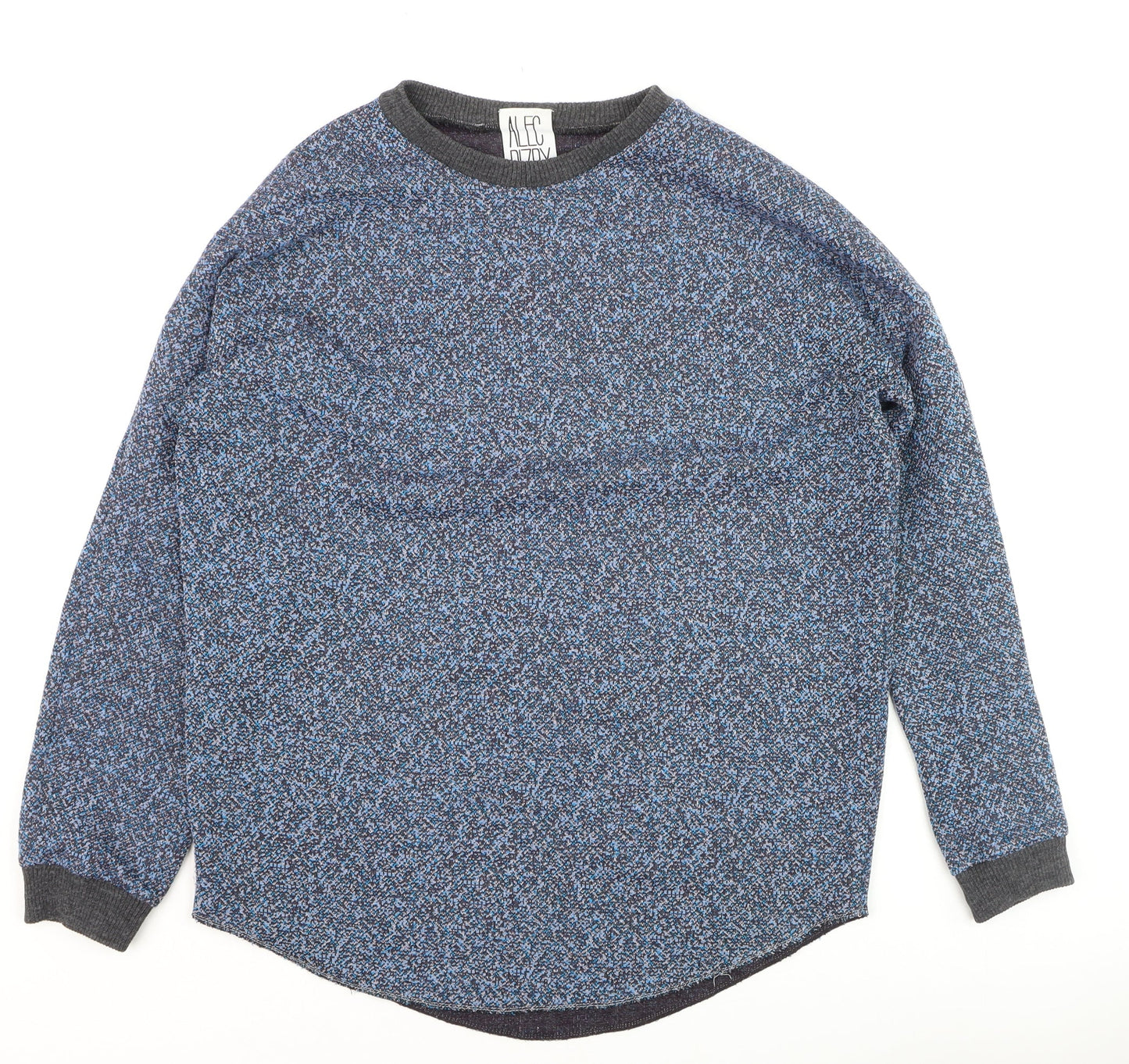 Alec Bizby Women's Blue Crew Neck Knit Pullover Jumper M