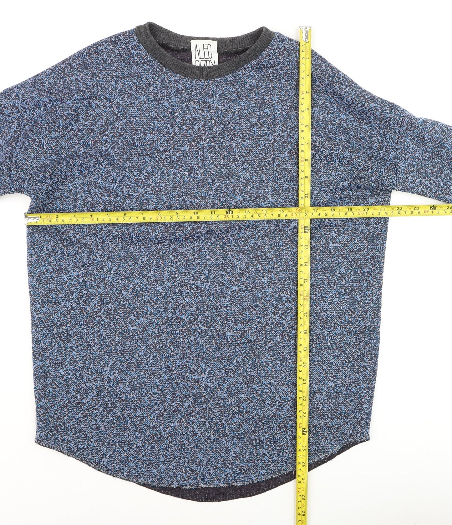 Alec Bizby Women's Blue Crew Neck Knit Pullover Jumper M