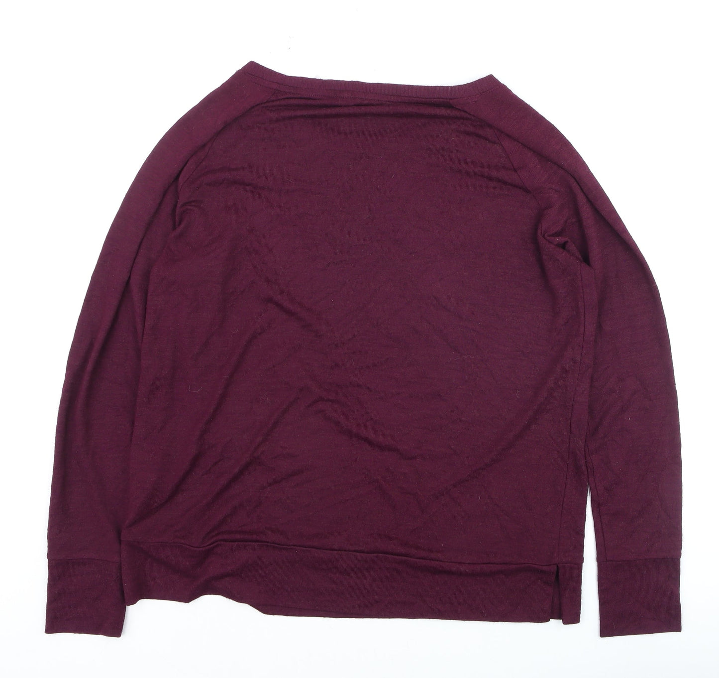 GAP Womens Purple Crew Neck Long Sleeve Pullover Jumper Size S