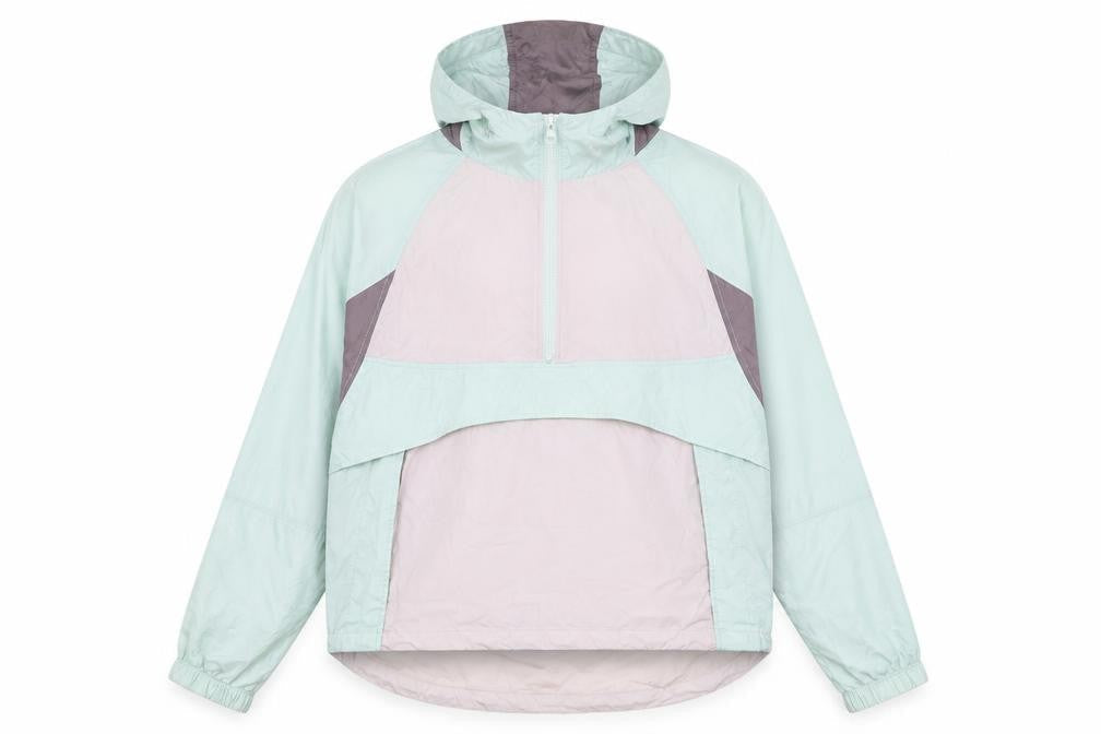 iets frans Men's Blue XS Colourblock Windbreaker Jacket