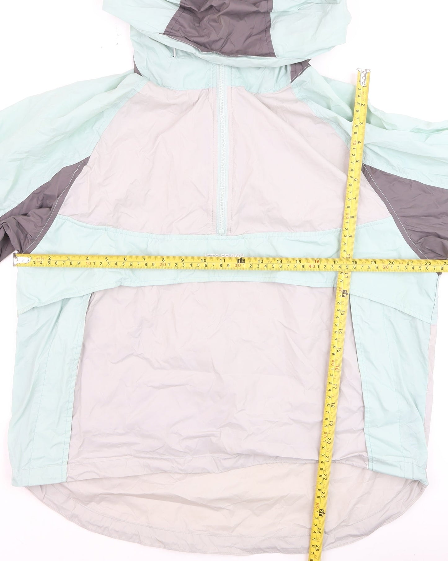 iets frans Men's Blue XS Colourblock Windbreaker Jacket