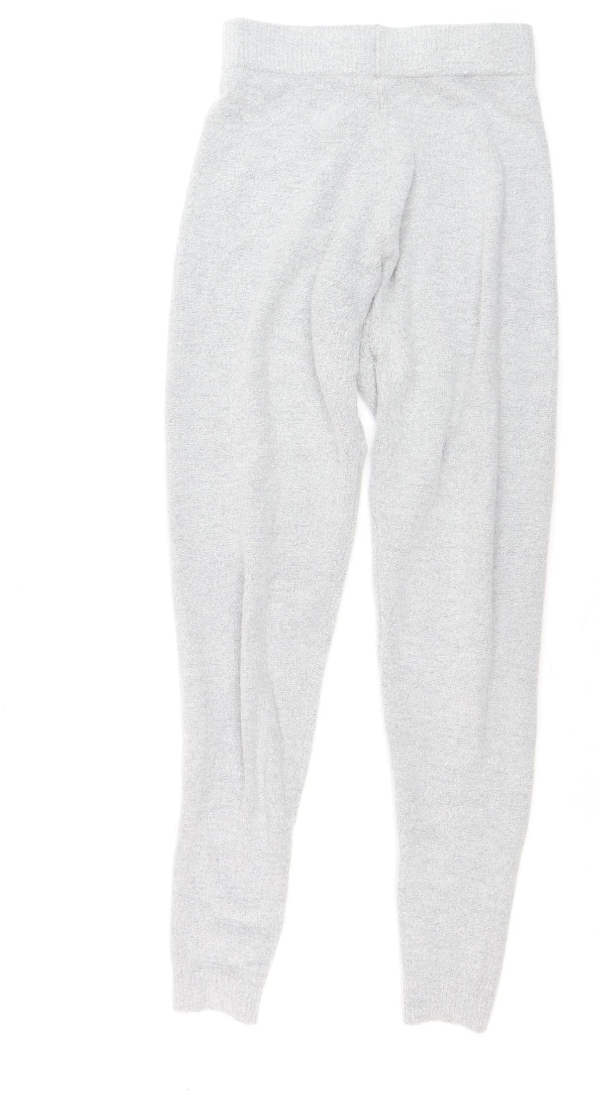 PrettyLittleThing Women's Grey Knit Jogger Trousers Size S