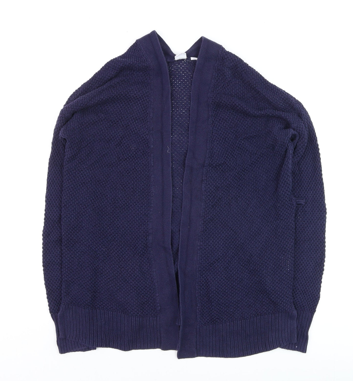 Gap Women’s Blue Cotton Long Sleeve Open Knit Cardigan XS